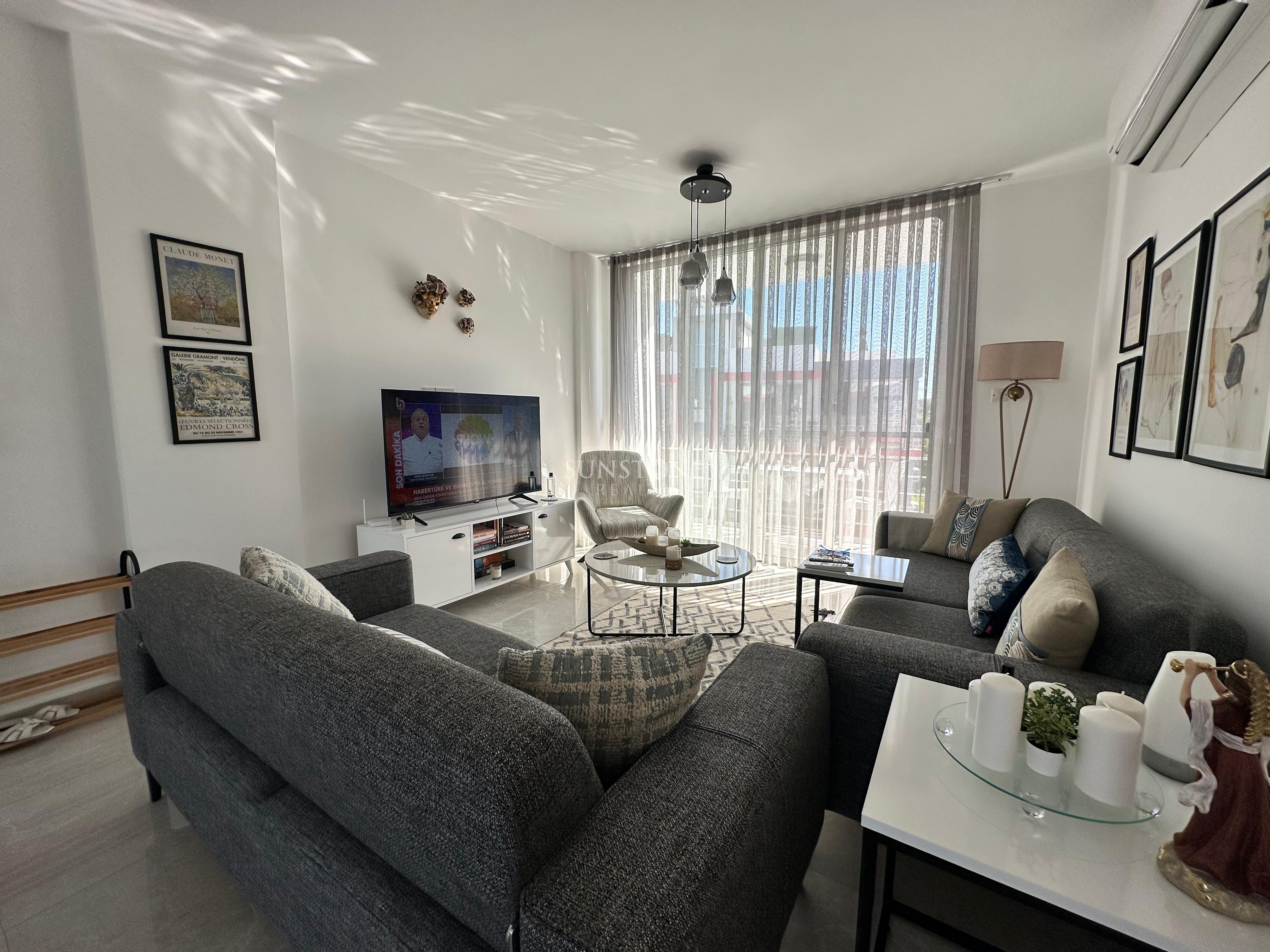 Girne Alsancak’ta Kiralık Lüx 2+1 Penthouse Daire 4