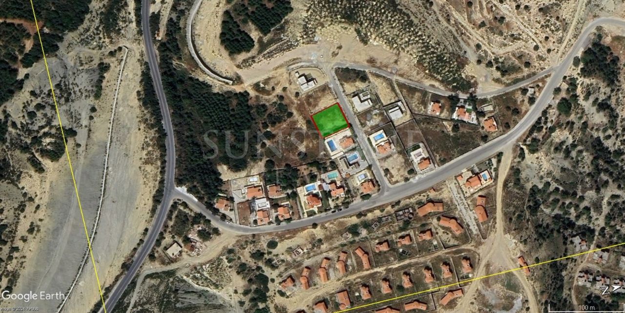 For Sale: Land with Mountain and Sea Views in Arapköy, Girne, Cyprus 3