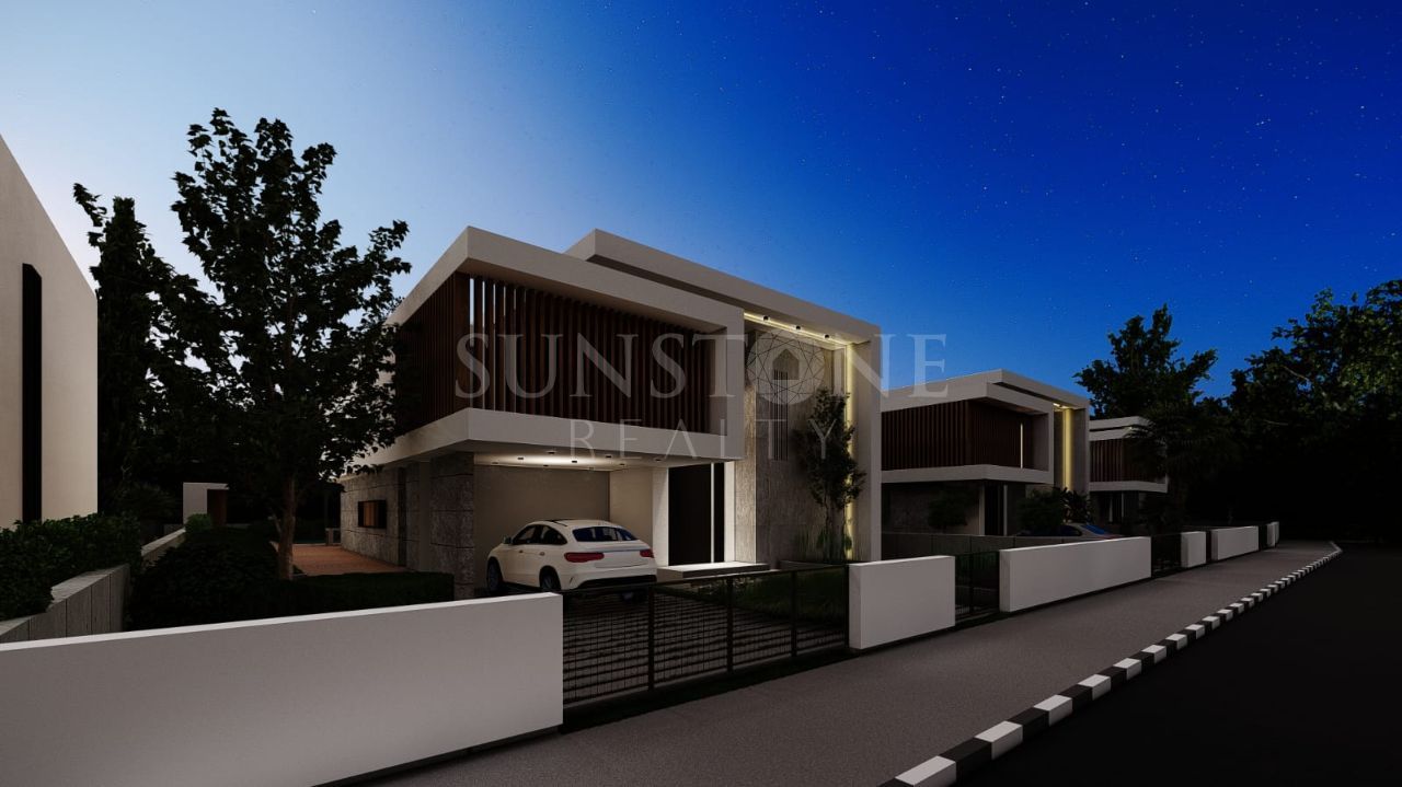 Kıbrıs Girne Çatalköy'de Türk Koçanlı Özel Tasarımlı Satılık 4+1 Havuzlu Villa. 5