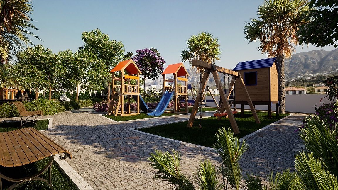 Cyprus Kyrenia Edremit Specially Designed 3+1 Villas for Sale in a Site 4