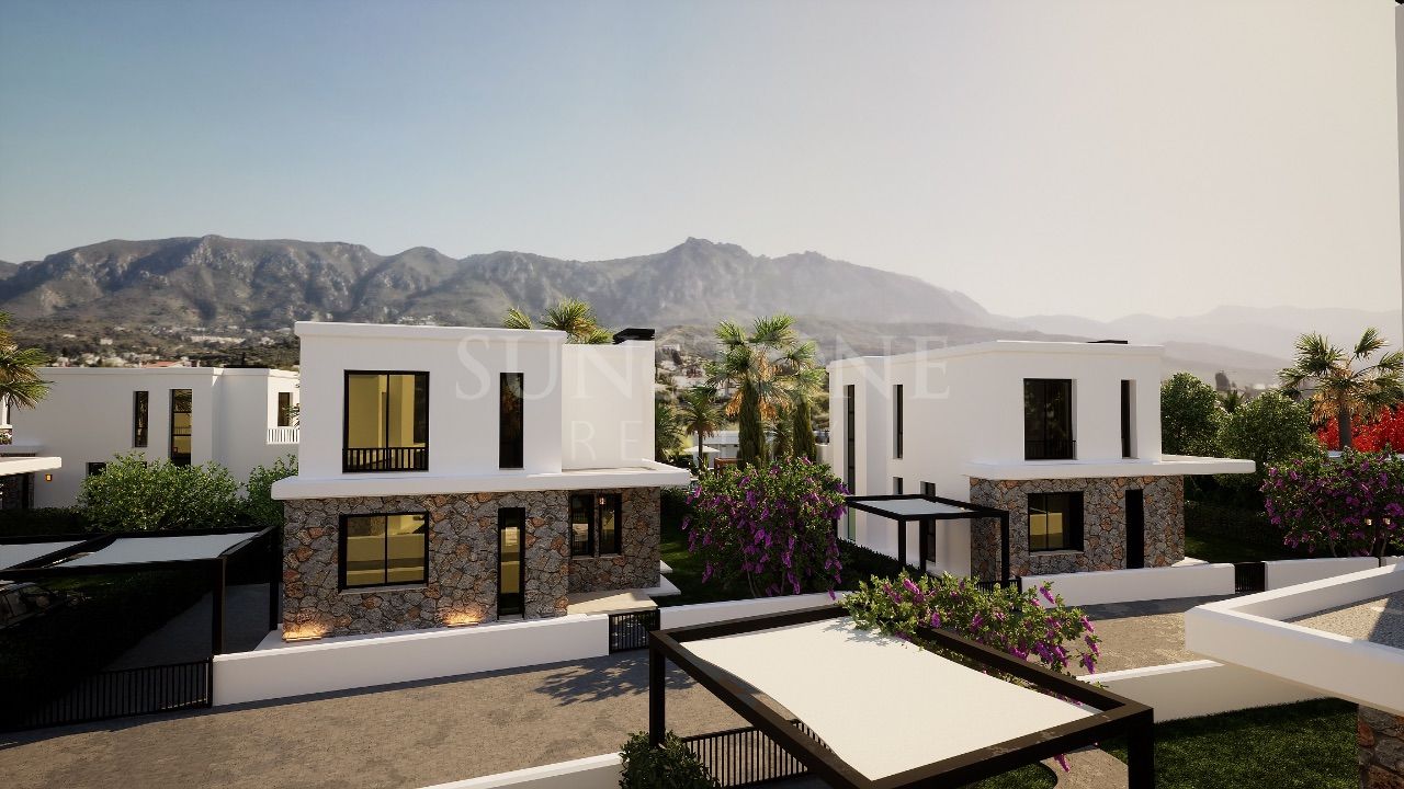 Cyprus Kyrenia Edremit Specially Designed 3+1 Villas for Sale in a Site 2