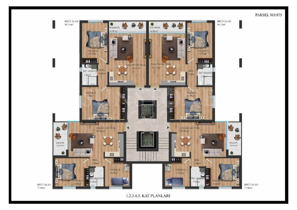 For Sale Ultra Luxury Apartments in Kyrenia Center, Cyprus 11