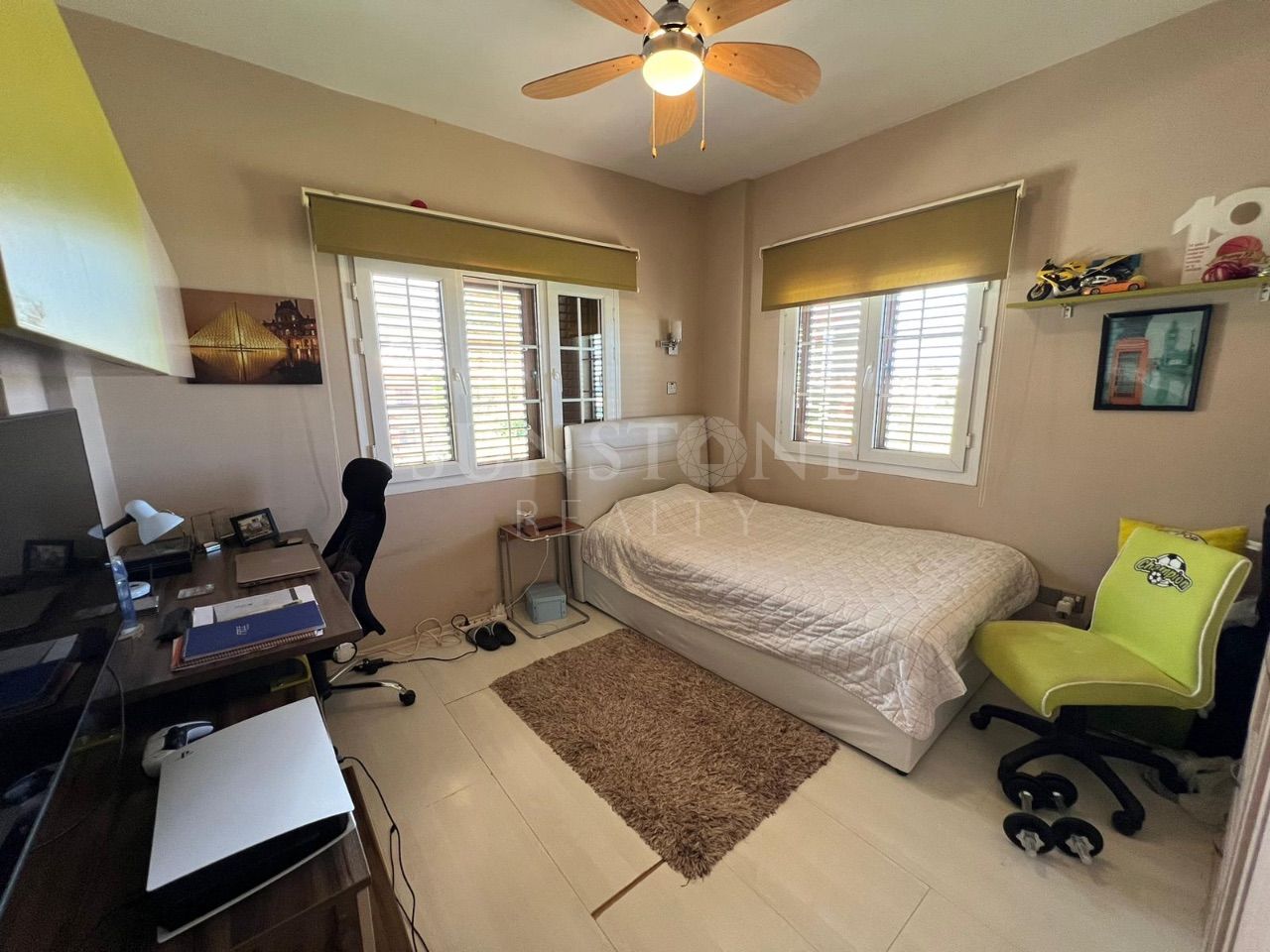 3+1 Detached Twin Villa with Shared Swimming Pool in Girne Karaoğlanoğlu Site 12