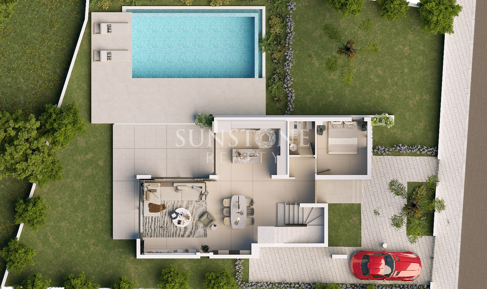 Girne Karaoğlanoğlu'nda Modern 4+1 Villa - Özel Havuzlu ve Bahçeli. 2