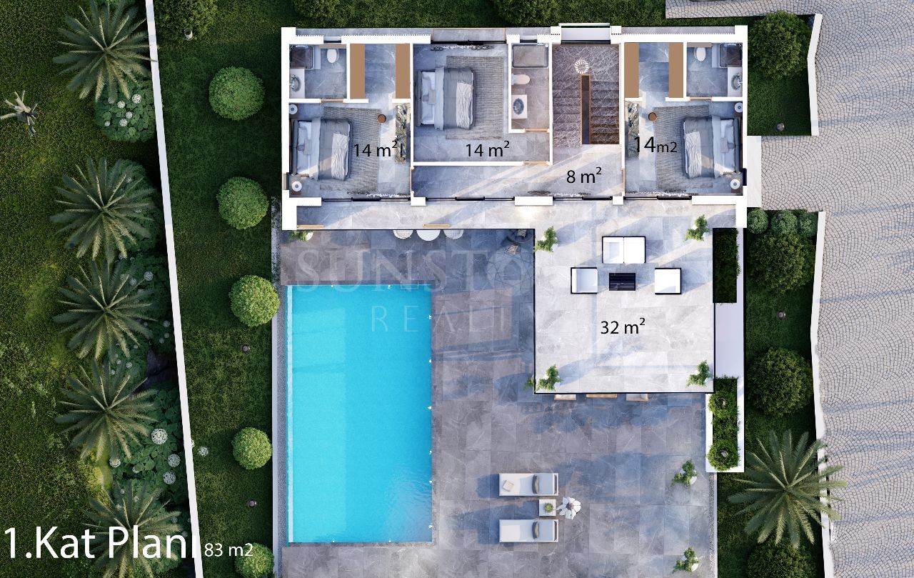 Magnificent Villa Project for Sale in Kyrenia Lapta, Cyprus 16