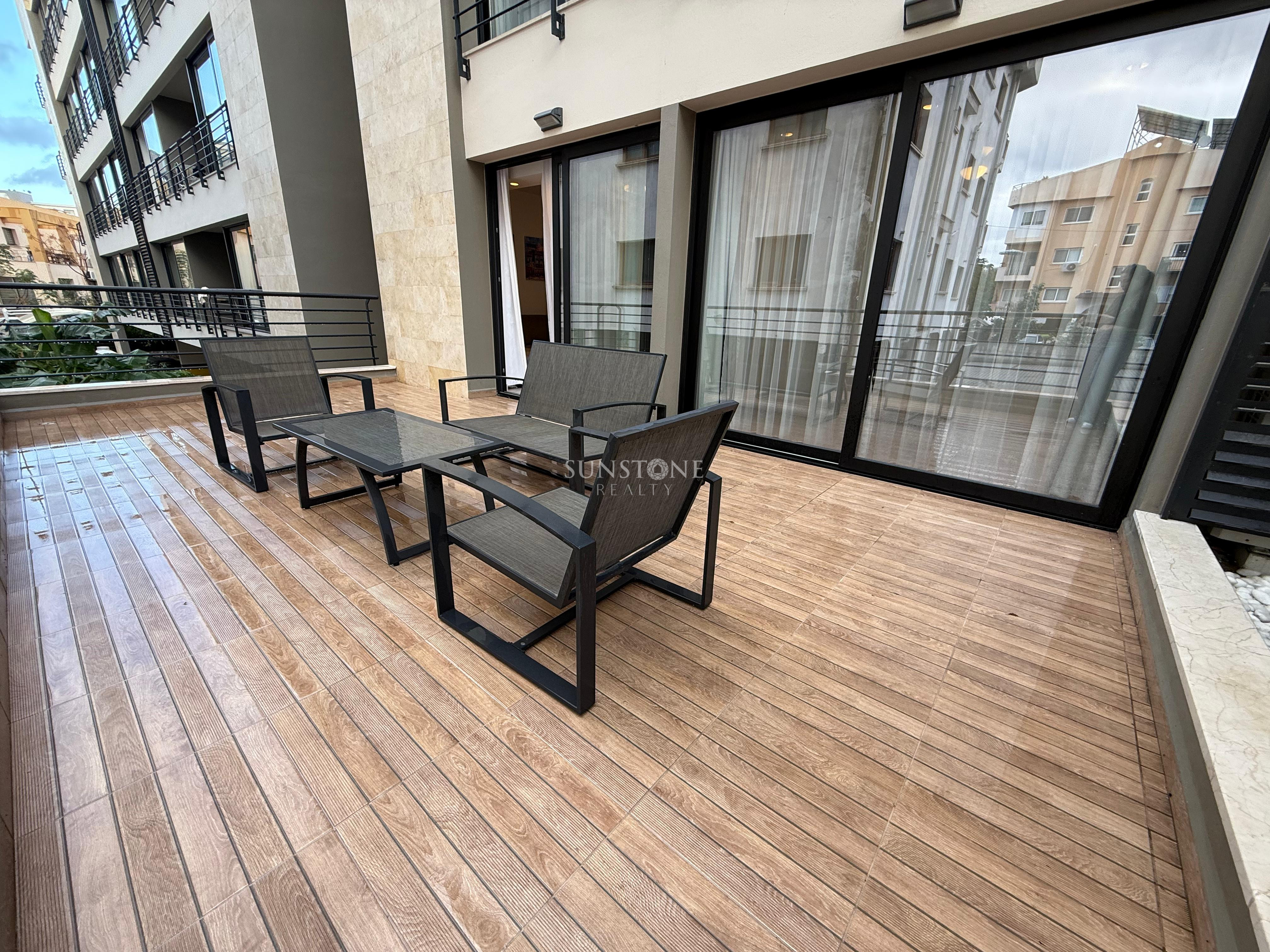 GİRNE MERKEZ THE V RESIDENCE'DA SATILIK 1+1 REZİDANS DAİRESİ 12