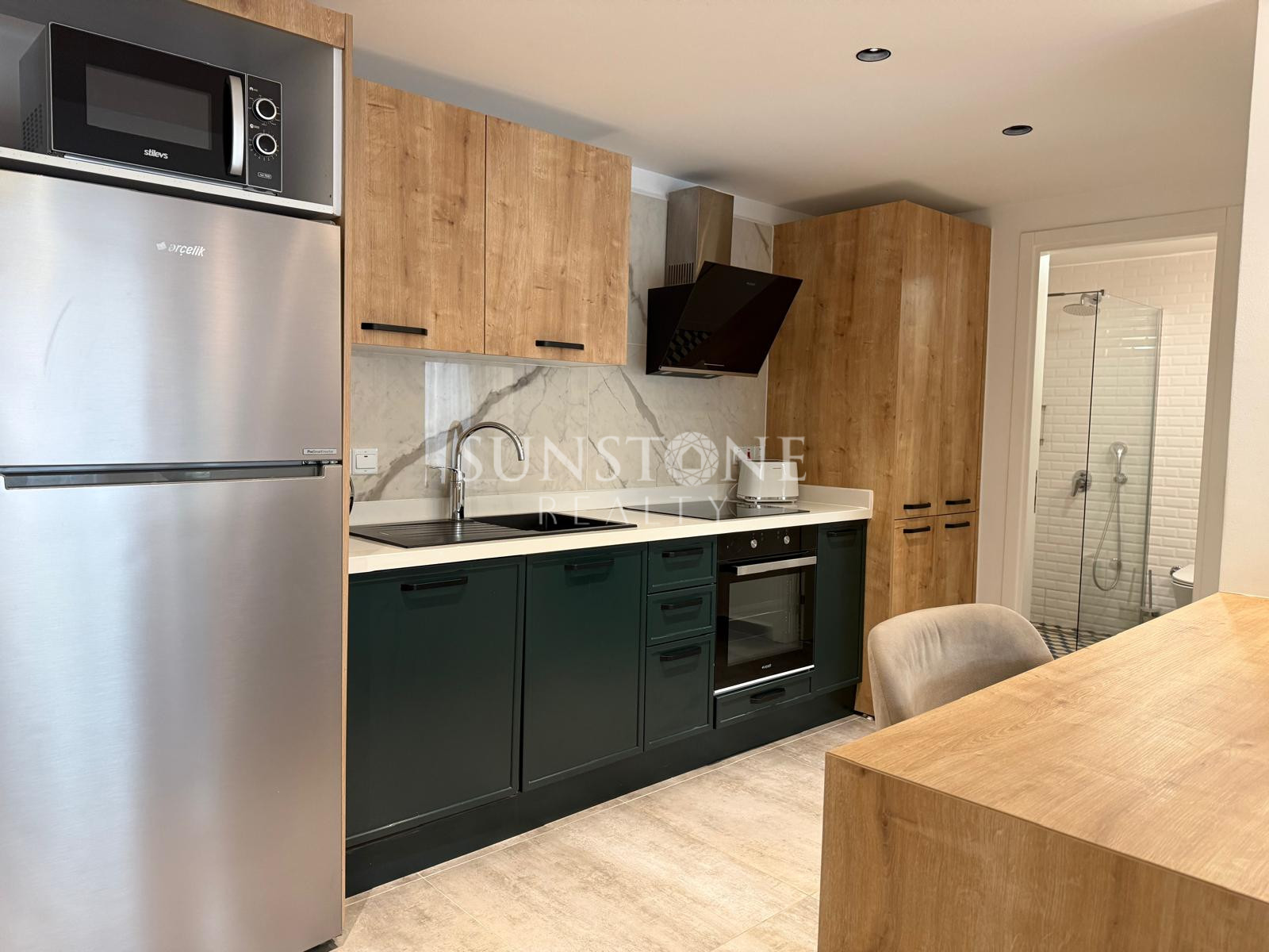 GİRNE MERKEZ THE V RESIDENCE'DA SATILIK 1+1 REZİDANS DAİRESİ 6