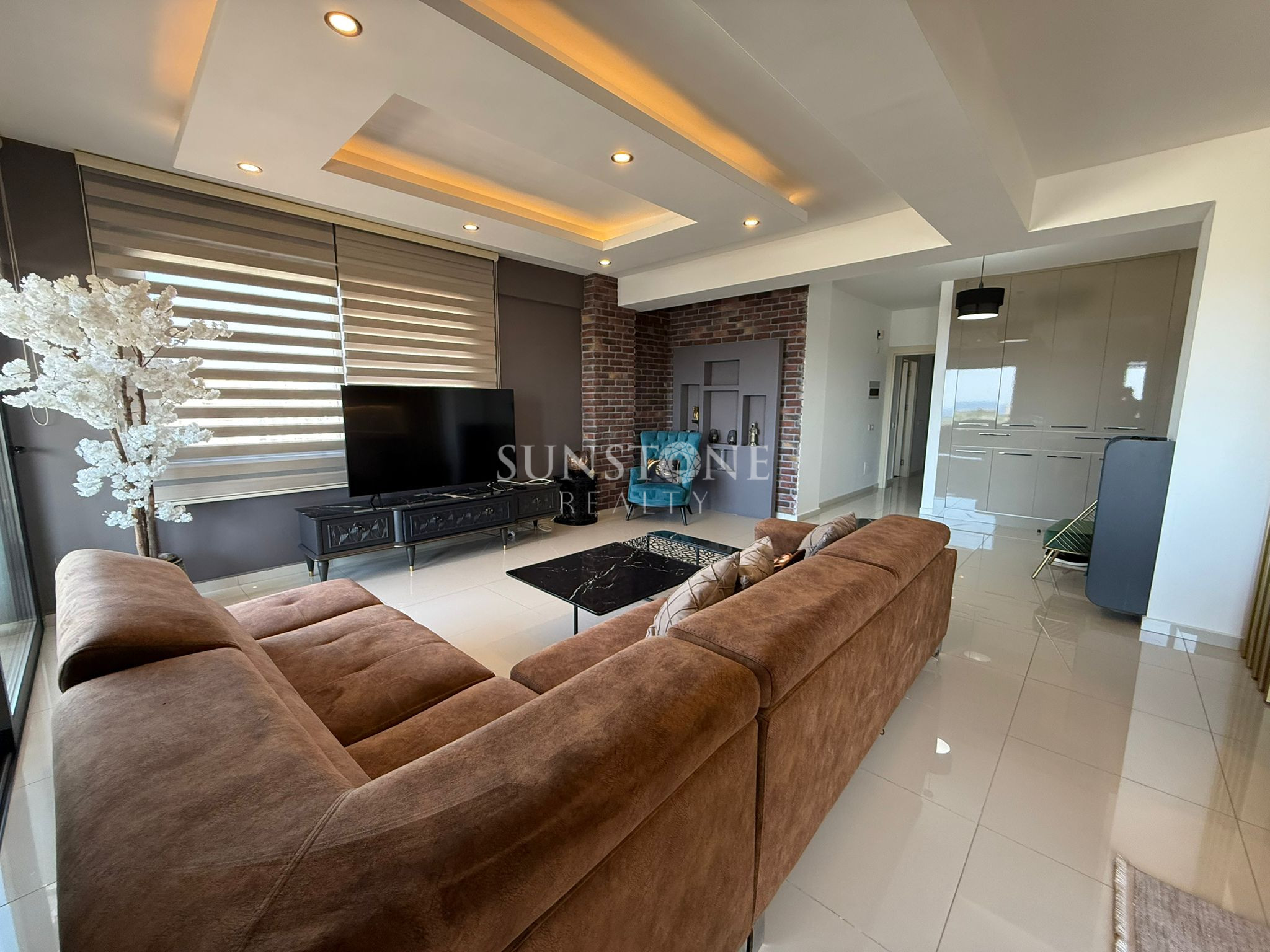  Girne Merkez Ultra Lüks Kiralık 3+1 Penthouse Daire 2