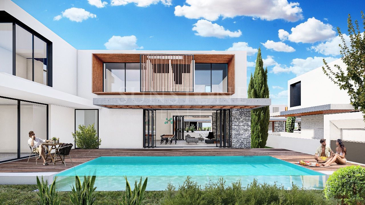 Kıbrıs Girne Ozanköy Satılık 4 Yatak Odalı Ultra Lüks Modern Villalar 4