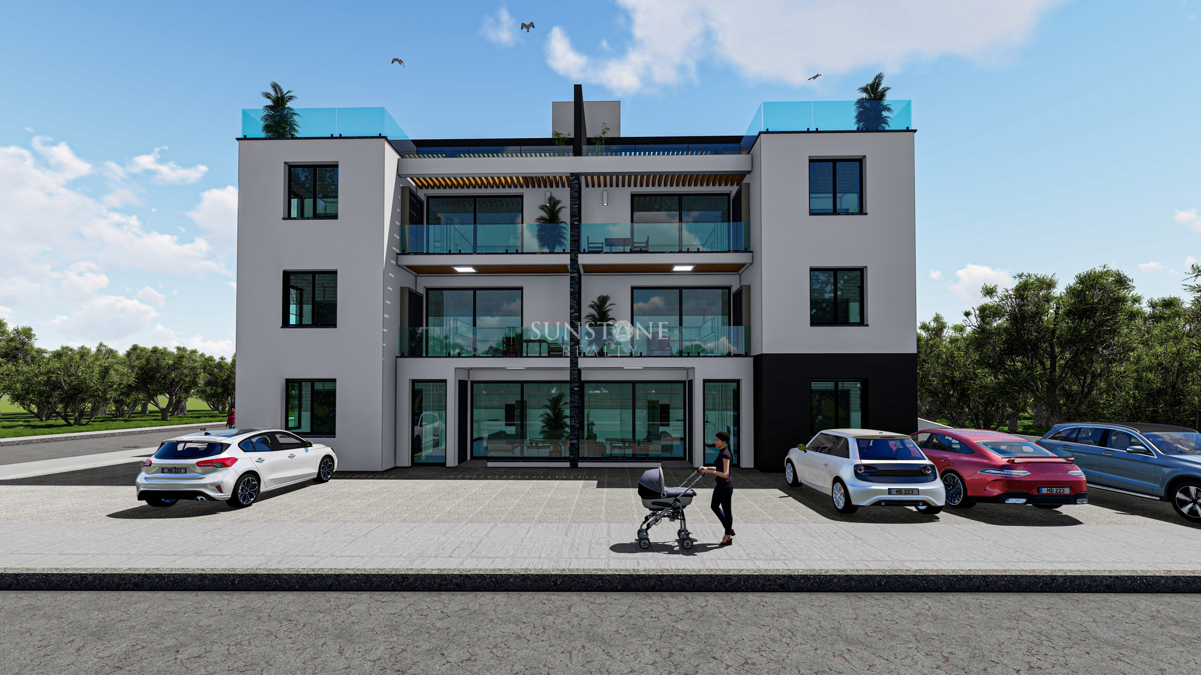 Gönyeli Yenikent Bölgesinde Satılık Türk Tapulu 2+1 Daireler 2