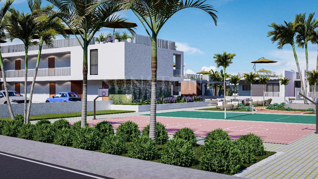 Kıbrıs İskele Yenierenköy Site İçerisinde İhtişamlı Yaşam Sizleri Bekliyor! Satılık 1+1 ve 2+1 Bahçeli ve Teraslı Daireler 4