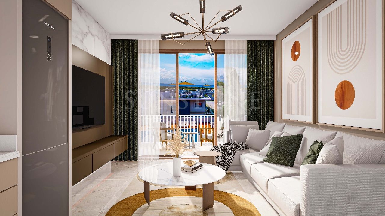 Kıbrıs İskele Yenierenköy Site İçerisinde İhtişamlı Yaşam Sizleri Bekliyor! Satılık 1+1 ve 2+1 Bahçeli ve Teraslı Daireler 10