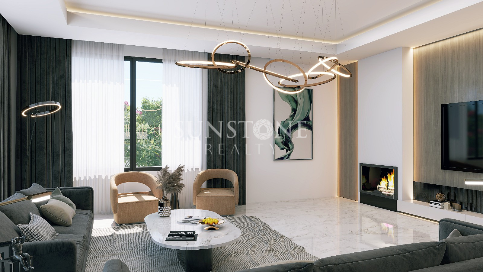 Kıbrıs Girne Alsancak Bölgesinde Modern 4+1 Villa - Özel Havuzlu ve Bahçeli. 25