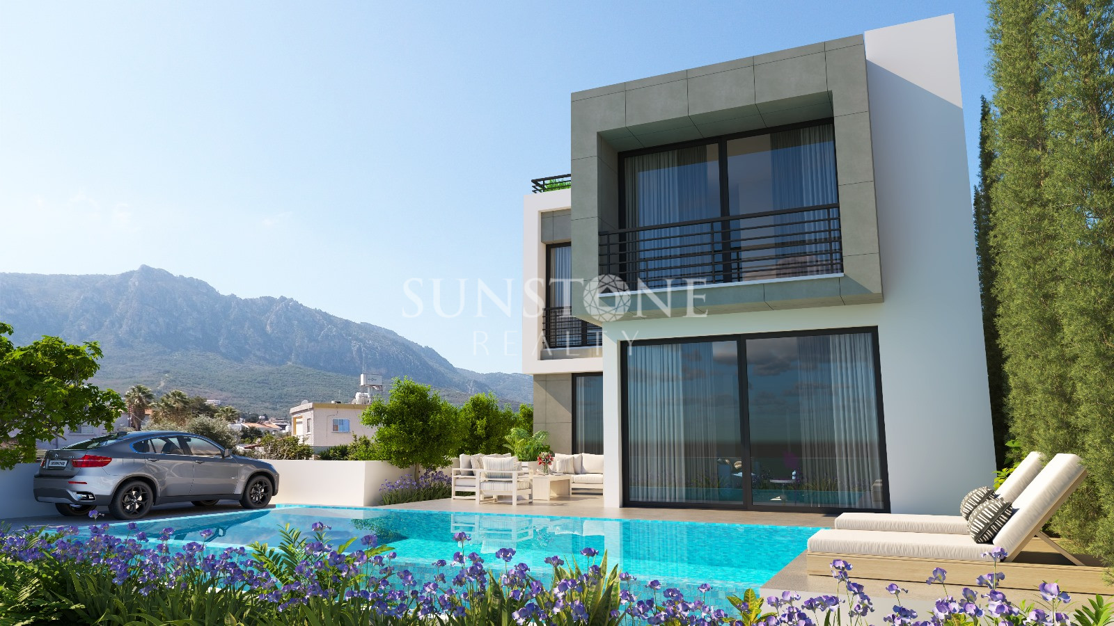 Kıbrıs Girne Alsancak Bölgesinde Modern 4+1 Villa - Özel Havuzlu ve Bahçeli. 14