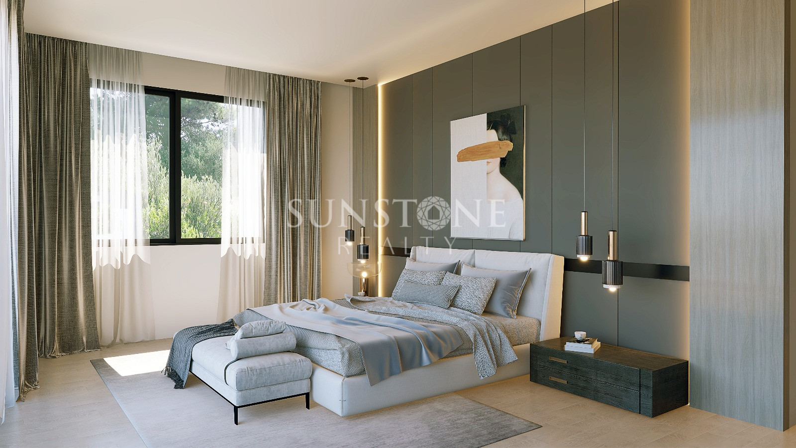 Kıbrıs Girne Alsancak Bölgesinde Modern 4+1 Villa - Özel Havuzlu ve Bahçeli. 21