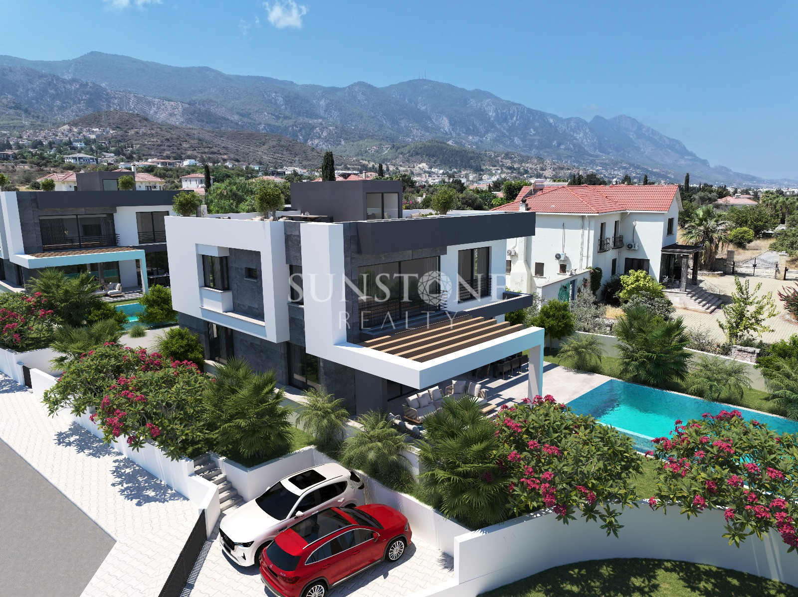 Kıbrıs Girne Alsancak Bölgesinde Modern 4+1 Villa - Özel Havuzlu ve Bahçeli. 7