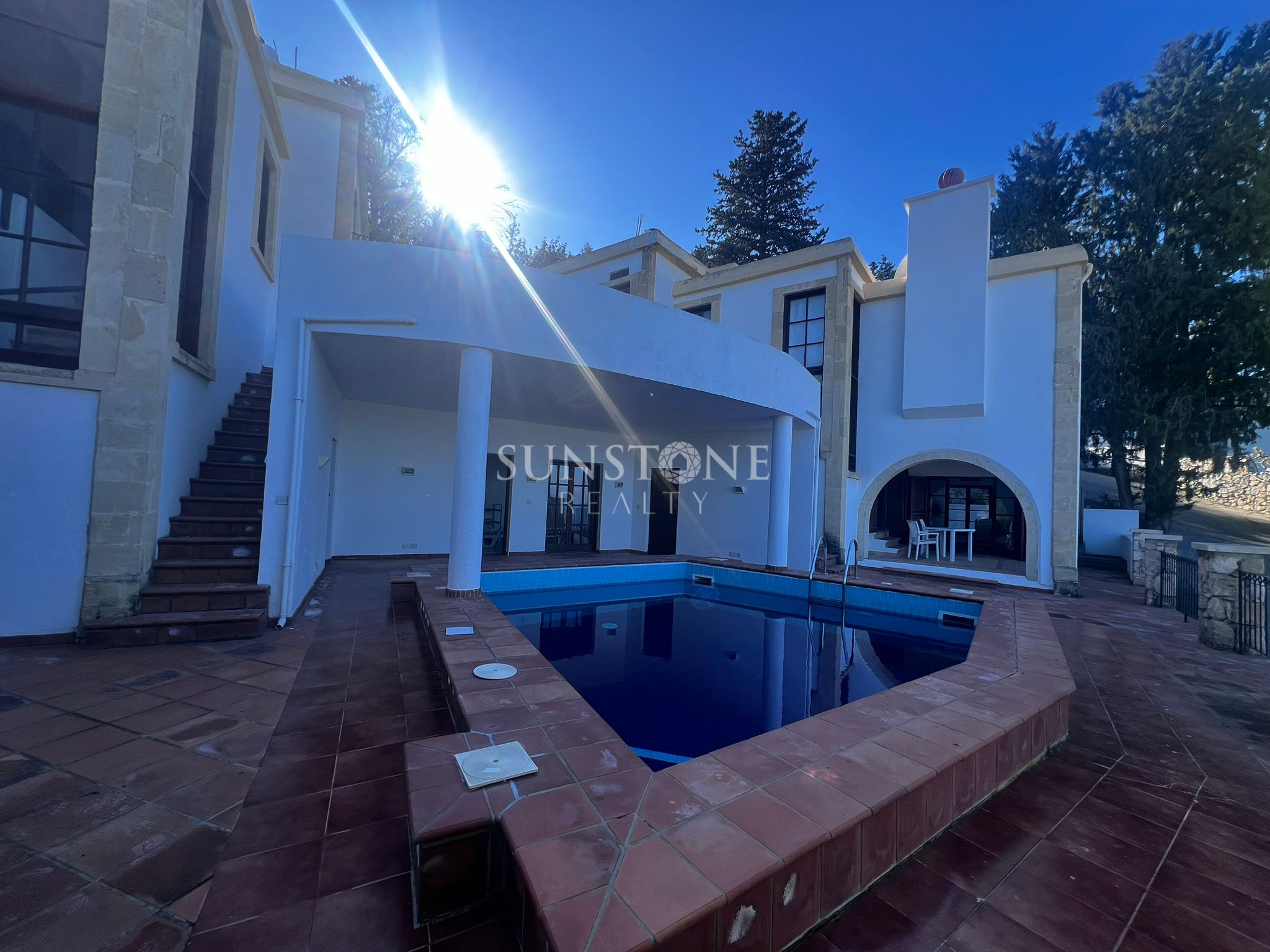 Rent a Magnificently Viewed 2+1 Villa in Cyprus - Kyrenia - Bellapais 2