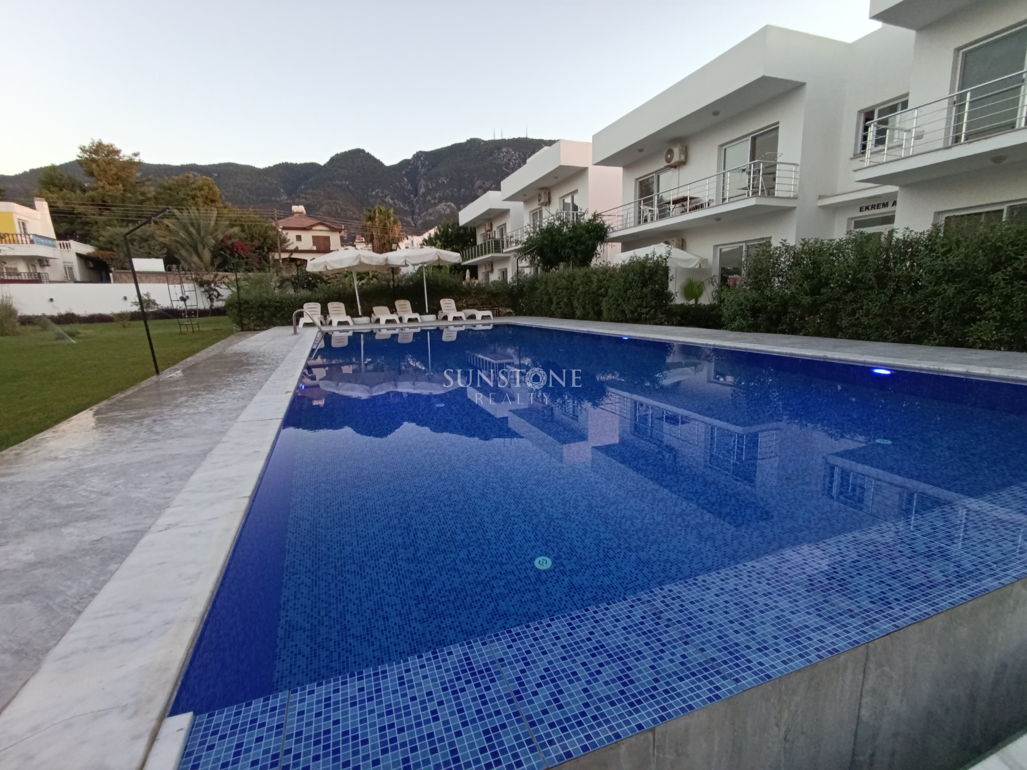 Kıbrıs Girne Kiralık Alsancak 2+1 Site İçerisinde Yeni Eşyalı Daire 10