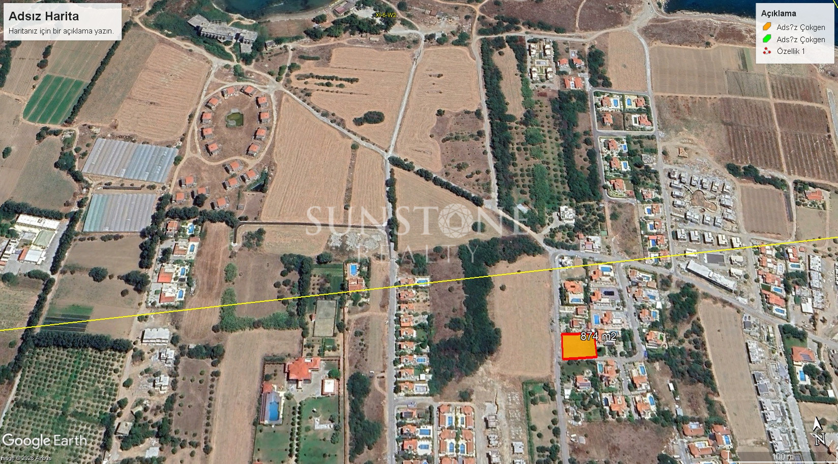 Kıbrıs Girne Lapta Bölgesinde Denize Yürüme Mesafesinde Türk Koçanlı Satılık Arazi. 5