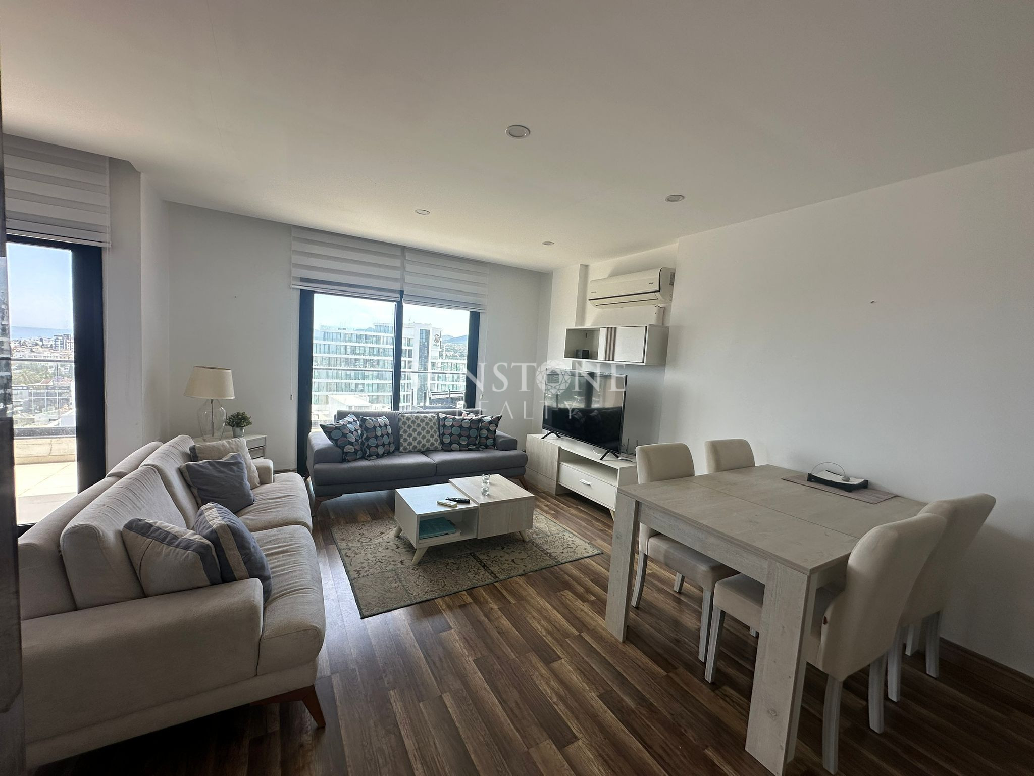 2+1 Modern Large Flat with Mountain and Sea View for Rent in Kyrenia Center, Cyprus 2
