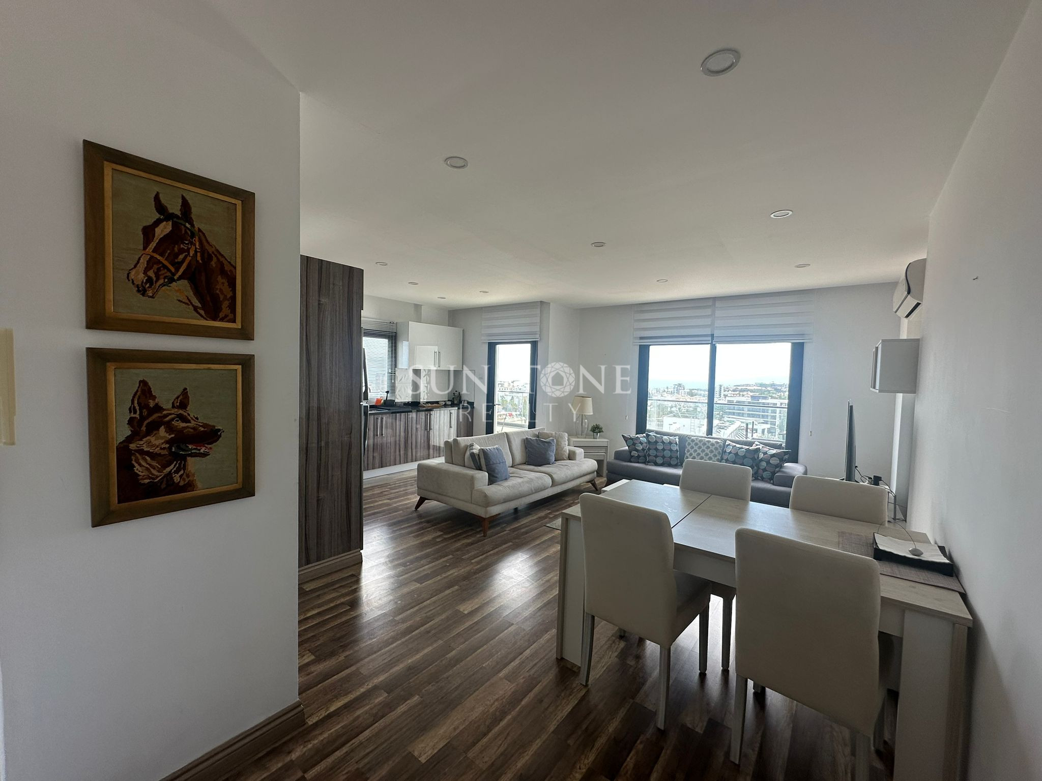 2+1 Modern Large Flat with Mountain and Sea View for Rent in Kyrenia Center, Cyprus 3