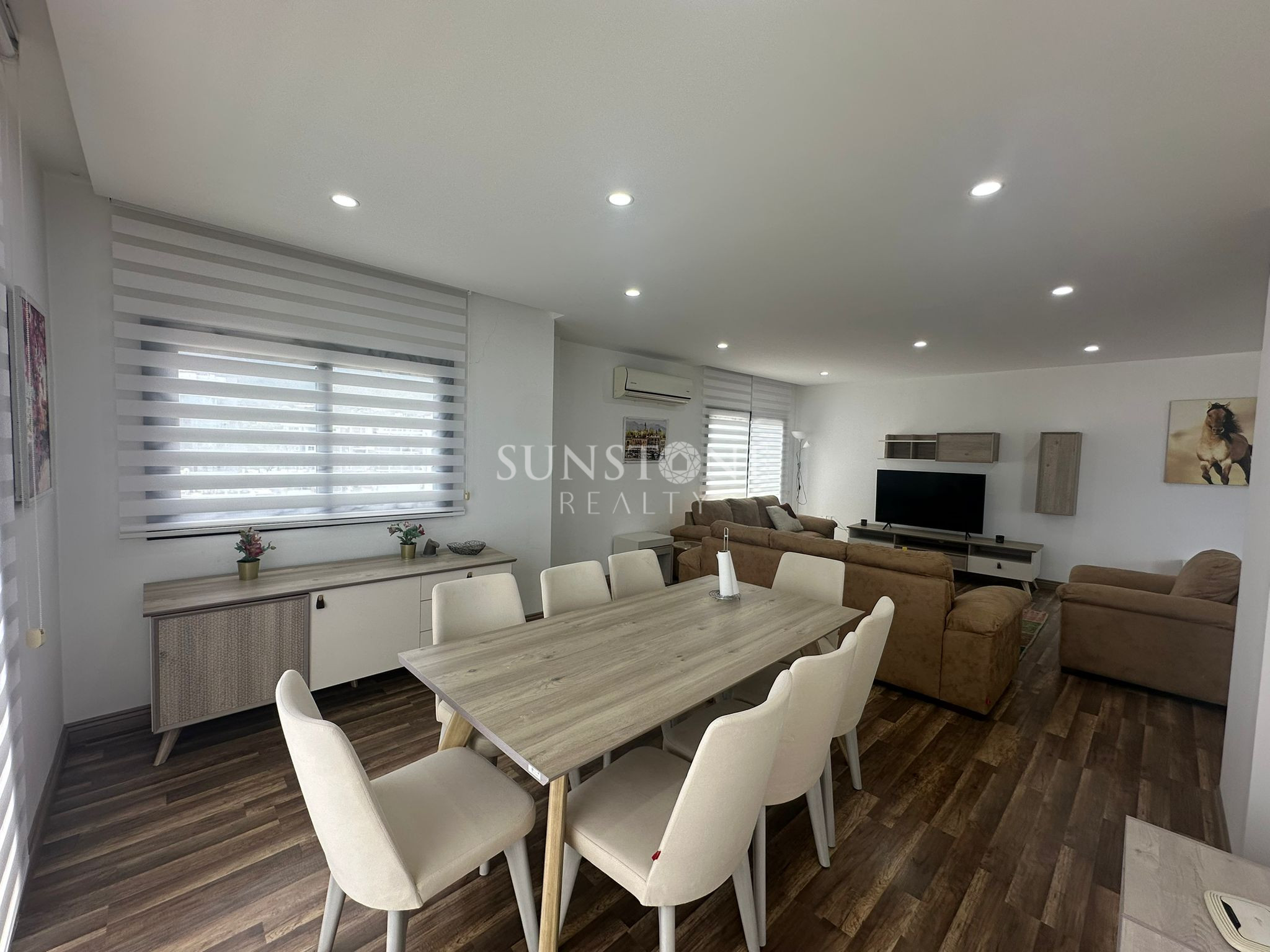 3+1 Modern Large Flat with Mountain and Sea View for Rent in Kyrenia Center, Cyprus 5