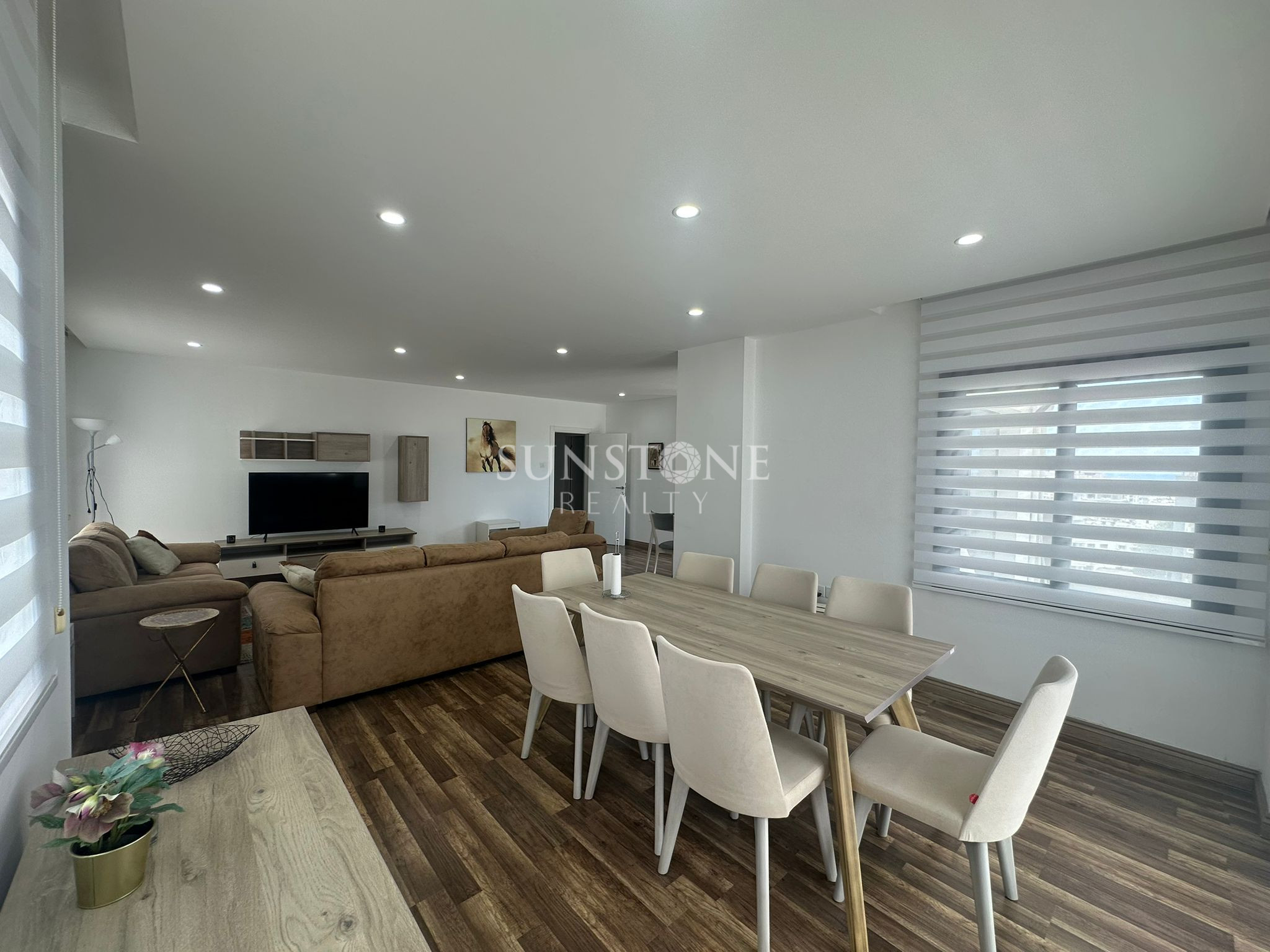 3+1 Modern Large Flat with Mountain and Sea View for Rent in Kyrenia Center, Cyprus 6