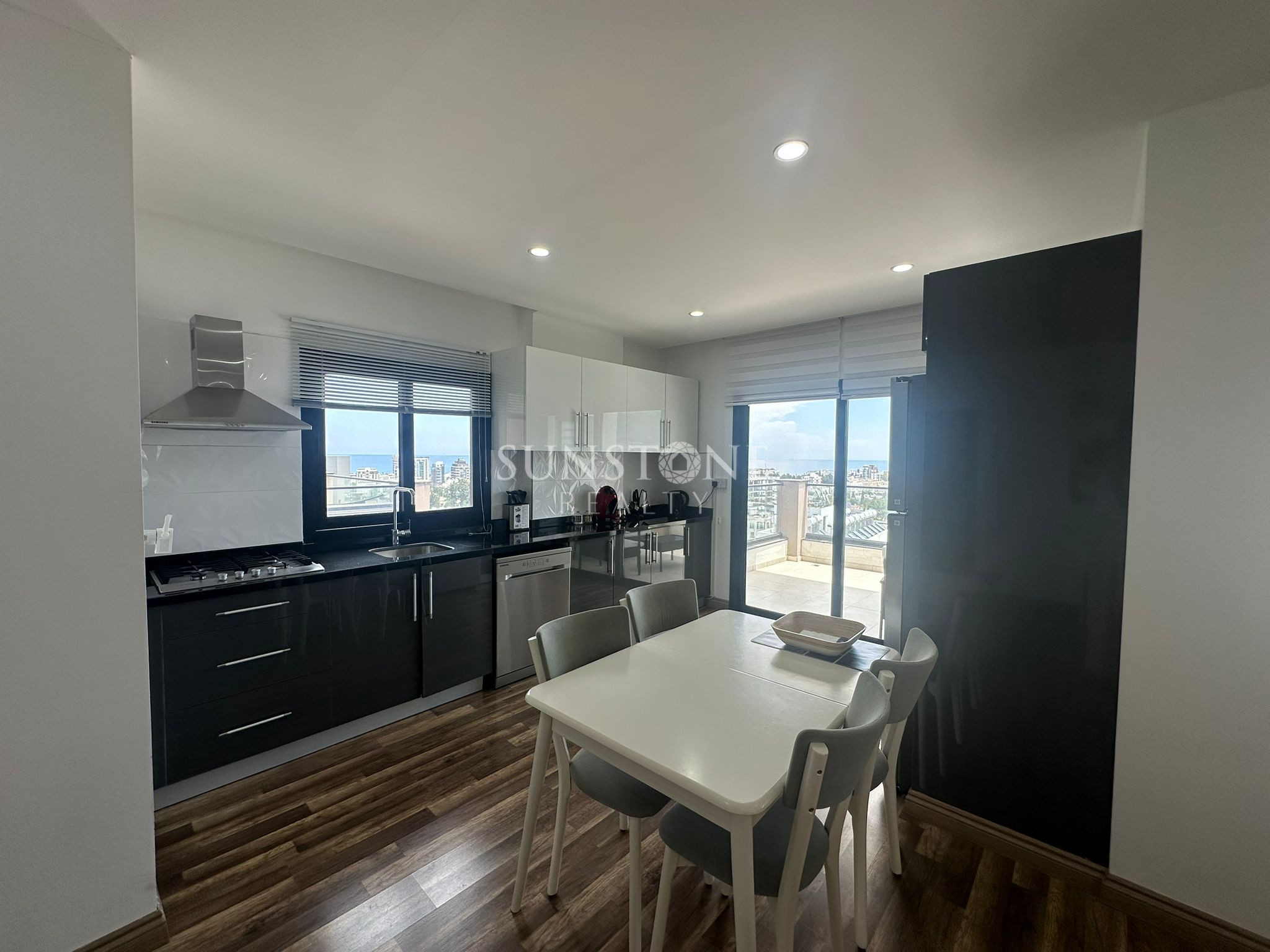 3+1 Modern Large Flat with Mountain and Sea View for Rent in Kyrenia Center, Cyprus 8