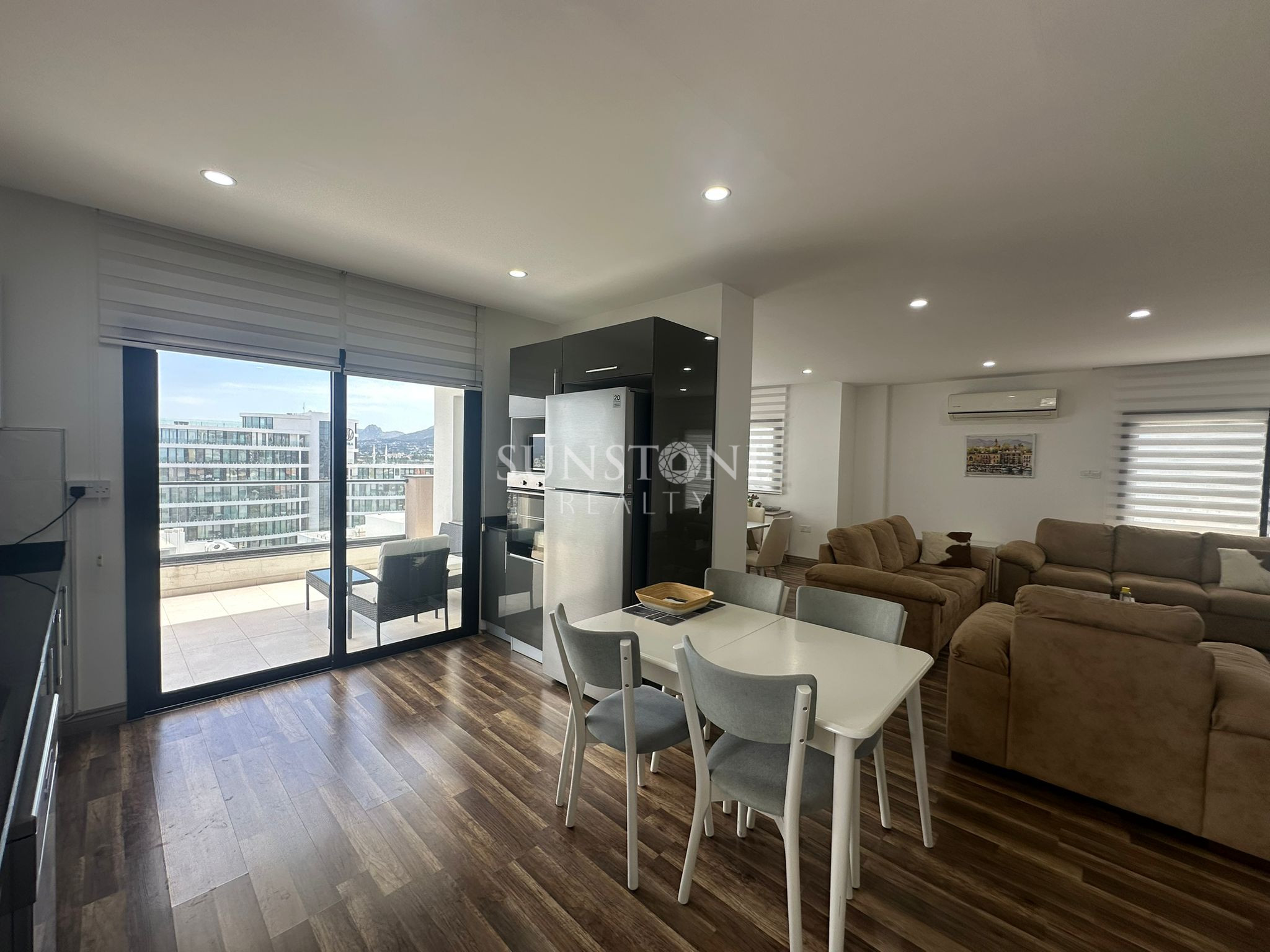 3+1 Modern Large Flat with Mountain and Sea View for Rent in Kyrenia Center, Cyprus 7