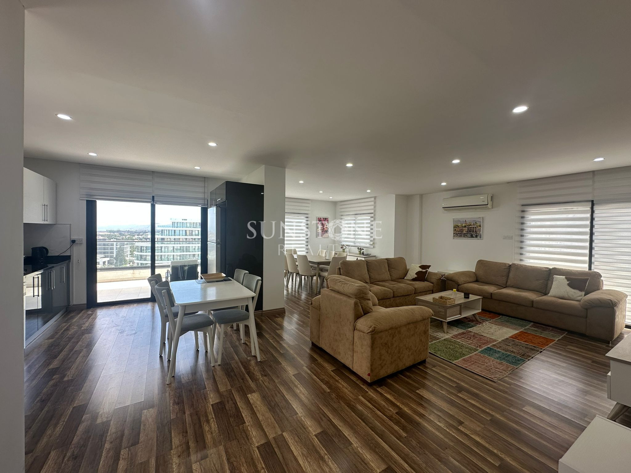 3+1 Modern Large Flat with Mountain and Sea View for Rent in Kyrenia Center, Cyprus 4