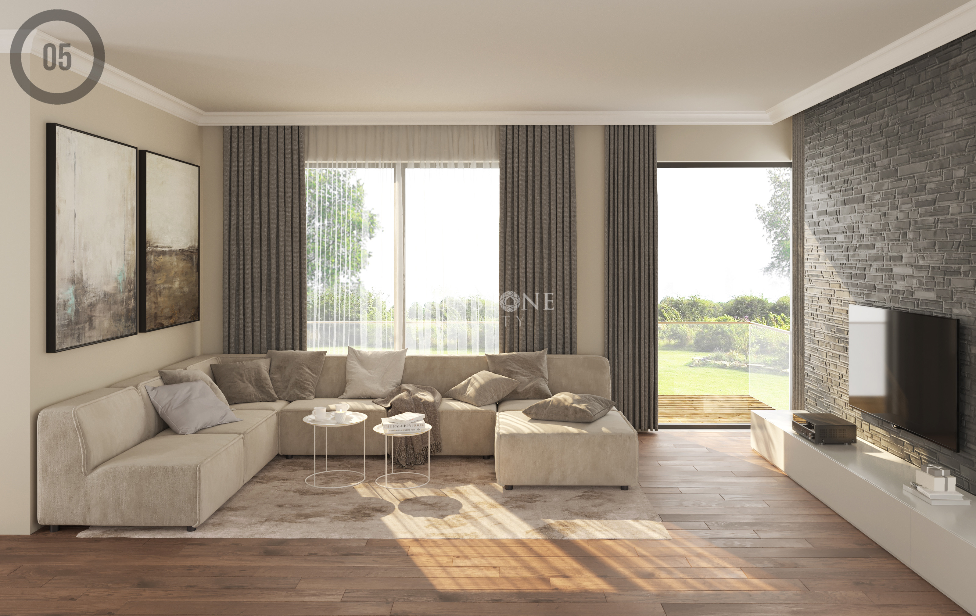 Ozanköy Kyrenia Modern Design 2+1 Villa for Sale 3